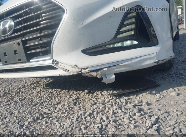 5NPE34AF4JH657234 2018 HYUNDAI SONATA White Vista frontal