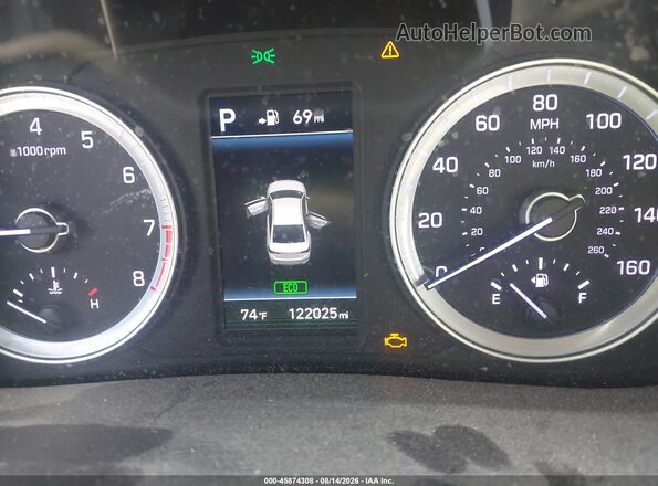 5NPE34AF4JH657234 2018 HYUNDAI SONATA White Vista de los asientos traseros