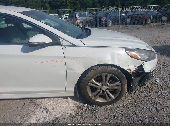 5NPE34AF4JH657234 2018 HYUNDAI SONATA White 