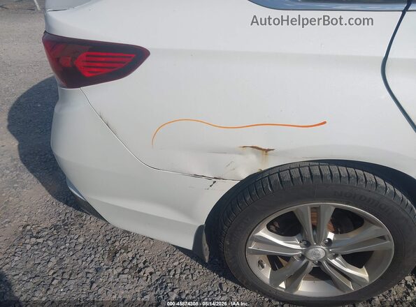 5NPE34AF4JH657234 2018 HYUNDAI SONATA White 