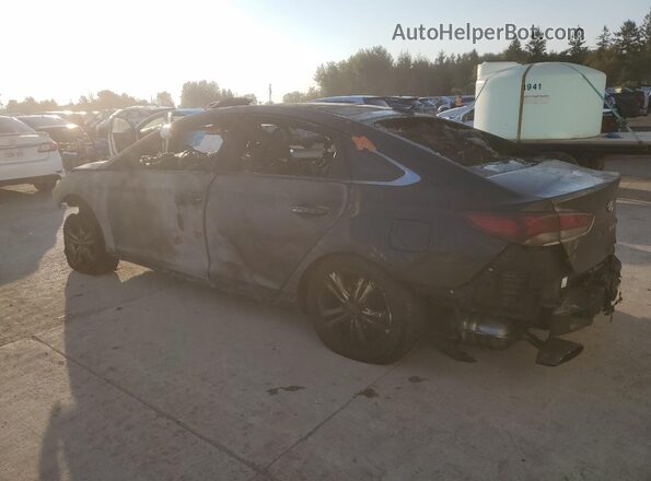 5NPE34AF4KH770358 2019 HYUNDAI SONATA Black Rear view