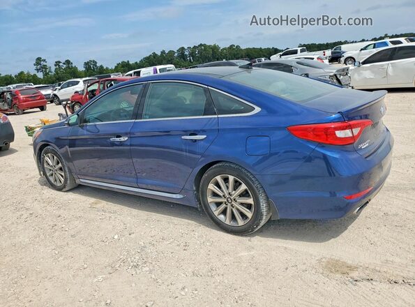5NPE34AF5GH289865 2016 HYUNDAI SONATA Blue Tył lewy
