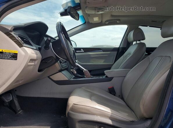 5NPE34AF5GH289865 2016 HYUNDAI SONATA Blue Widok wnętrza z przodu