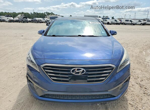 5NPE34AF5GH289865 2016 HYUNDAI SONATA Blue Widok z przodu