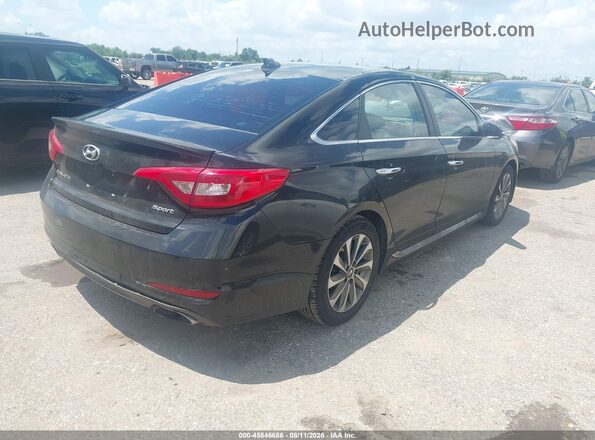 5NPE34AF5GH362202 2016 HYUNDAI SONATA Black Tył prawy