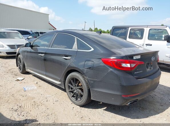 5NPE34AF5GH374527 2016 HYUNDAI SONATA Black უკანა მარცხენა