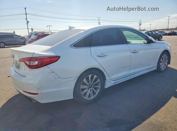 5NPE34AF5GH408742 2016 HYUNDAI SONATA White Rear right