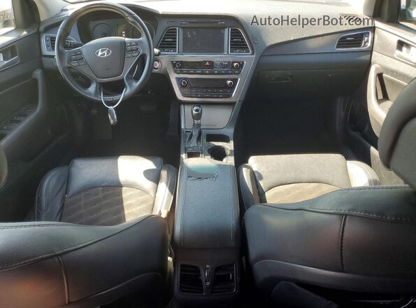 5NPE34AF5GH408742 2016 HYUNDAI SONATA White Dashboard view