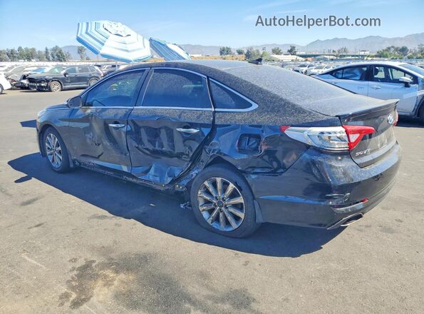5NPE34AF5HH466254 2017 HYUNDAI SONATA Black Rear left