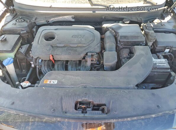 5NPE34AF5HH466254 2017 HYUNDAI SONATA Black Rear interior view
