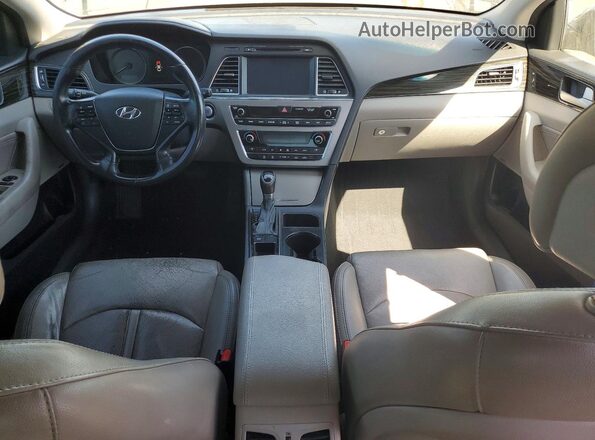 5NPE34AF5HH466254 2017 HYUNDAI SONATA Black Dashboard view