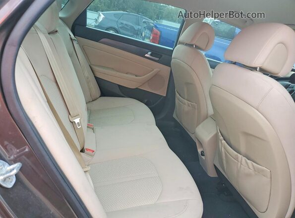 5NPE34AF5HH480512 2017 HYUNDAI SONATA Gray Вид задніх сидінь