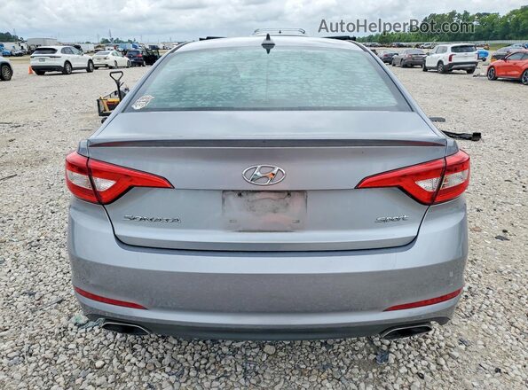 5NPE34AF5HH502329 2017 HYUNDAI SONATA Silver Հետևի տեսք