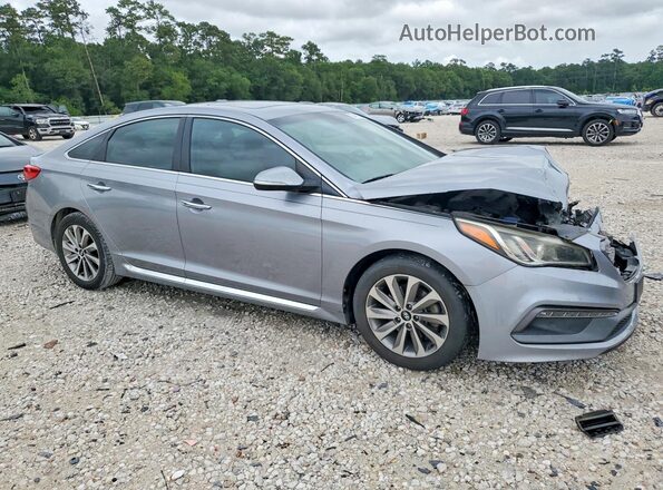 5NPE34AF5HH502329 2017 HYUNDAI SONATA Silver Առջևի աջ