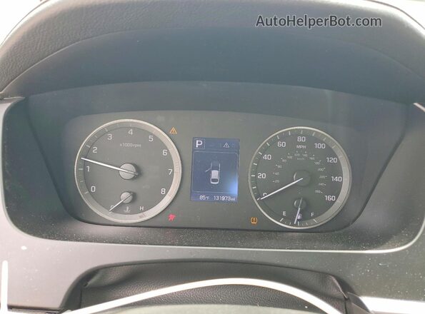 5NPE34AF5HH502329 2017 HYUNDAI SONATA Silver Սարքավորումների վահանակի տեսք