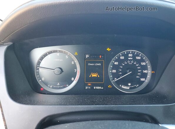 5NPE34AF5HH521088 2017 HYUNDAI SONATA Teal ხელსაწყოთა პანელის ხედი