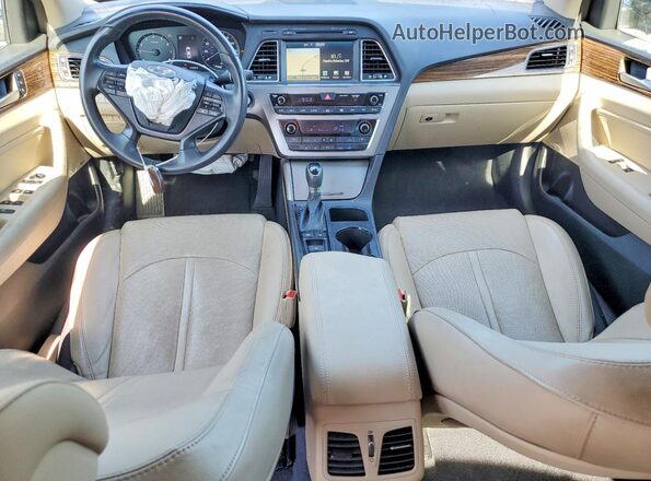 5NPE34AF5HH521088 2017 HYUNDAI SONATA Teal წინა პანელის ხედი