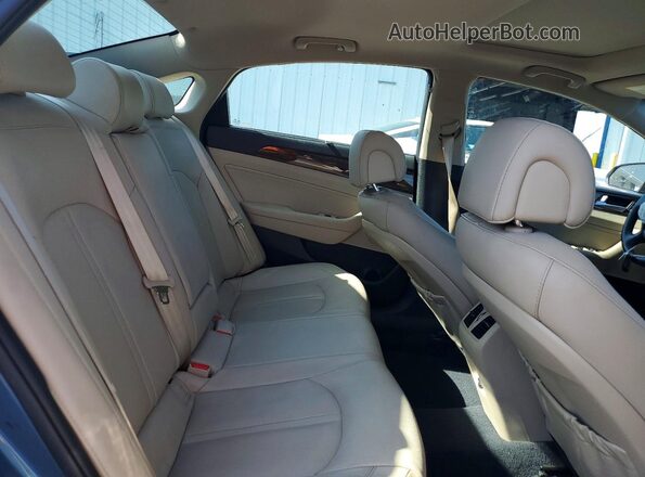 5NPE34AF5HH521088 2017 HYUNDAI SONATA Teal უკანა სავარძლების ხედი