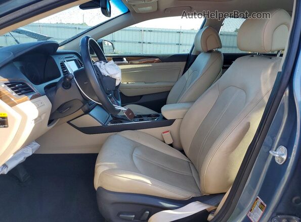 5NPE34AF5HH521088 2017 HYUNDAI SONATA Teal წინა სალონის ხედი