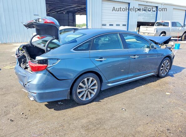 5NPE34AF5HH521088 2017 HYUNDAI SONATA Teal უკანა მარჯვენა