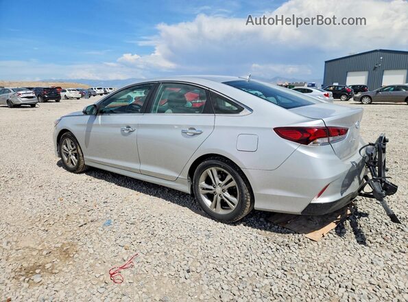 5NPE34AF5JH601125 2018 HYUNDAI SONATA Silver Հետևի ձախ