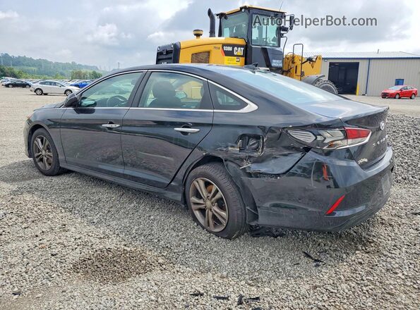 5NPE34AF5JH612156 2018 HYUNDAI SONATA Black უკანა მარცხენა