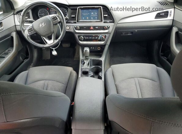5NPE34AF5JH612156 2018 HYUNDAI SONATA Black წინა პანელის ხედი