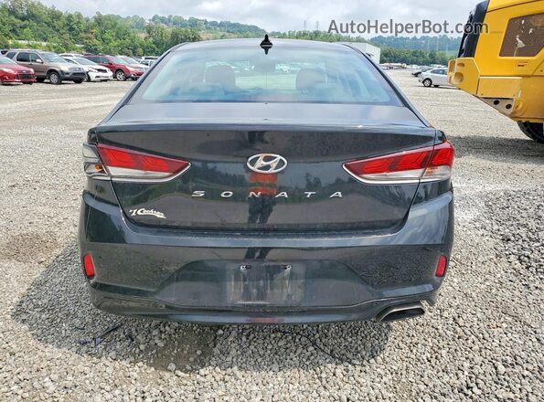 5NPE34AF5JH612156 2018 HYUNDAI SONATA Black უკანა ხედი