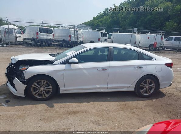 5NPE34AF5JH619916 2018 HYUNDAI SONATA White Սալոնի 360 աստիճան տեսք
