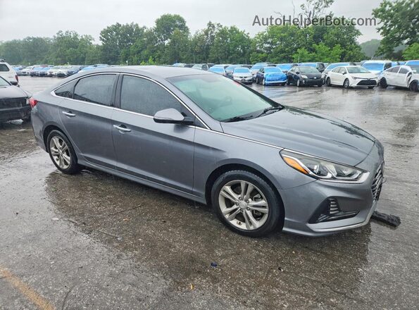 5NPE34AF5JH643004 2018 HYUNDAI SONATA Gray Delantero derecho