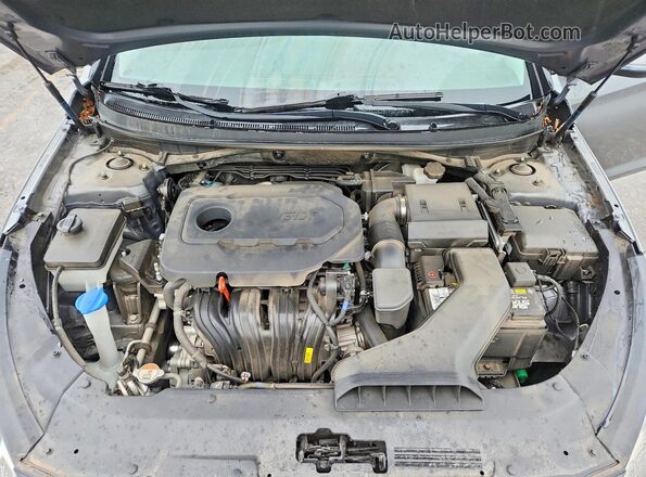 5NPE34AF5JH643004 2018 HYUNDAI SONATA Gray Vista interior trasera