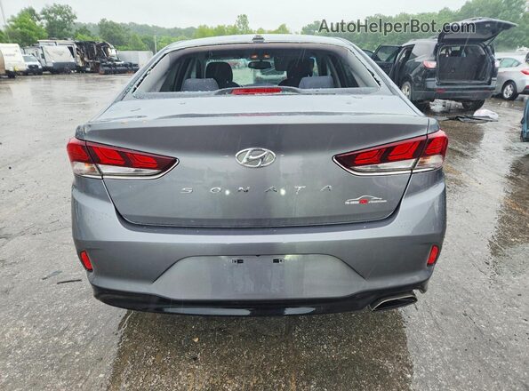 5NPE34AF5JH643004 2018 HYUNDAI SONATA Gray Vista trasera
