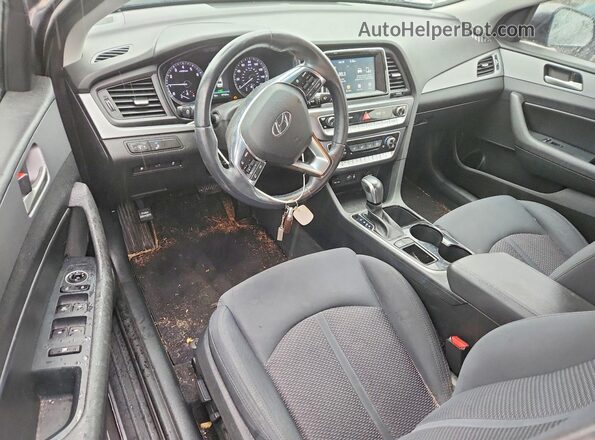 5NPE34AF5JH643004 2018 HYUNDAI SONATA Gray Vista del salpicadero