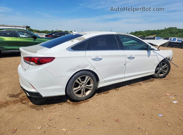 5NPE34AF5JH659168 2018 HYUNDAI SONATA White Trasero derecho