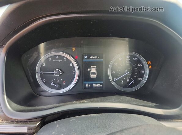 5NPE34AF5JH659168 2018 HYUNDAI SONATA White Vista del cuadro de instrumentos