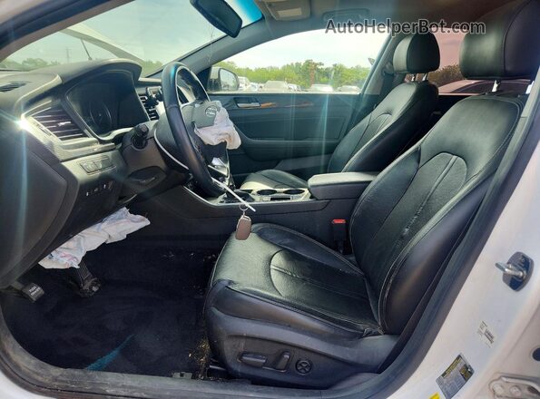 5NPE34AF5JH659168 2018 HYUNDAI SONATA White Vista interior delantera