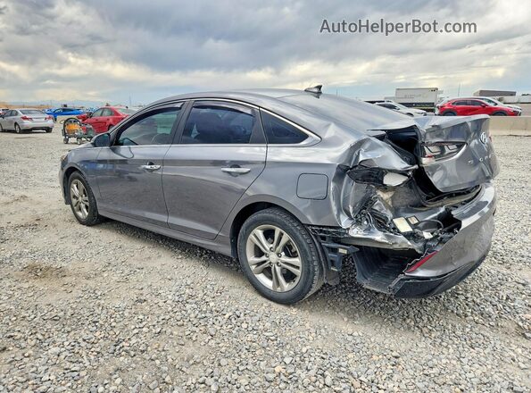 5NPE34AF5KH739507 2019 HYUNDAI SONATA Gray Задня ліва чверть