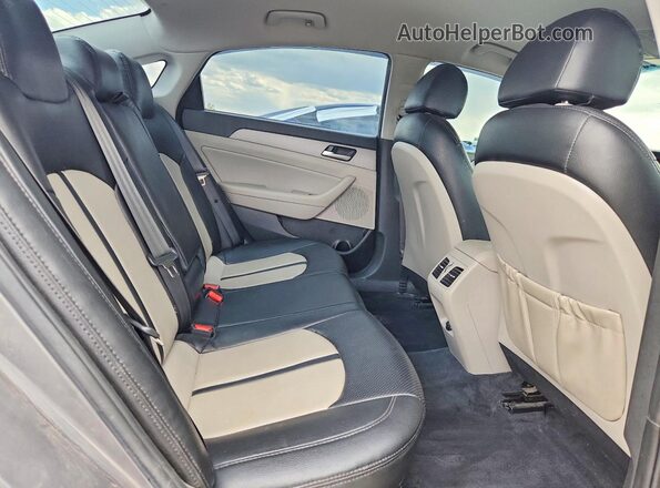 5NPE34AF5KH739507 2019 HYUNDAI SONATA Gray Вид задніх сидінь