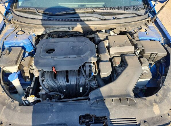 5NPE34AF5KH775763 2019 HYUNDAI SONATA Blue Vista interior trasera