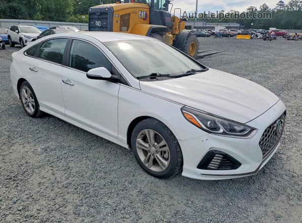 5NPE34AF5KH788724 2019 HYUNDAI SONATA White Przód prawy