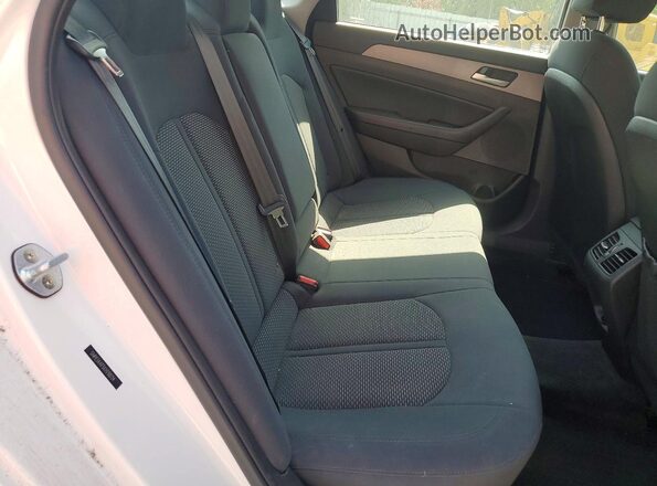 5NPE34AF5KH788724 2019 HYUNDAI SONATA White Widok tylnych siedzeń