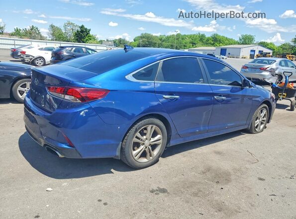 5NPE34AF5KH816960 2019 HYUNDAI SONATA Blue Tył prawy