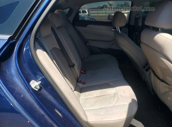 5NPE34AF5KH816960 2019 HYUNDAI SONATA Blue Widok tylnych siedzeń