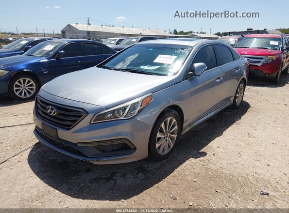 5NPE34AF6GH299207 2016 HYUNDAI SONATA Silver Przód lewy