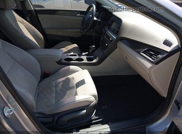 5NPE34AF6GH299207 2016 HYUNDAI SONATA Silver Widok wnętrza z przodu