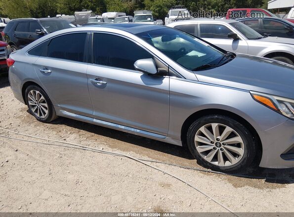 5NPE34AF6GH299207 2016 HYUNDAI SONATA Silver Widok wnętrza z tyłu