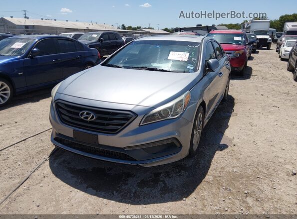 5NPE34AF6GH299207 2016 HYUNDAI SONATA Silver Widok z przodu