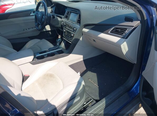 5NPE34AF6GH299370 2016 HYUNDAI SONATA Blue Vista interior delantera