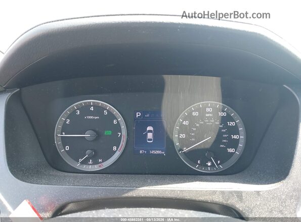 5NPE34AF6GH299370 2016 HYUNDAI SONATA Blue Vista de los asientos traseros