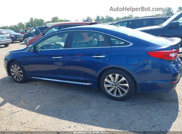 5NPE34AF6GH299370 2016 HYUNDAI SONATA Blue Vista interior de 360 grados